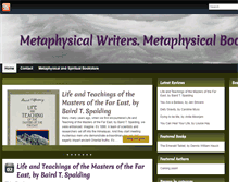 Tablet Screenshot of metaphysicalwriters.com